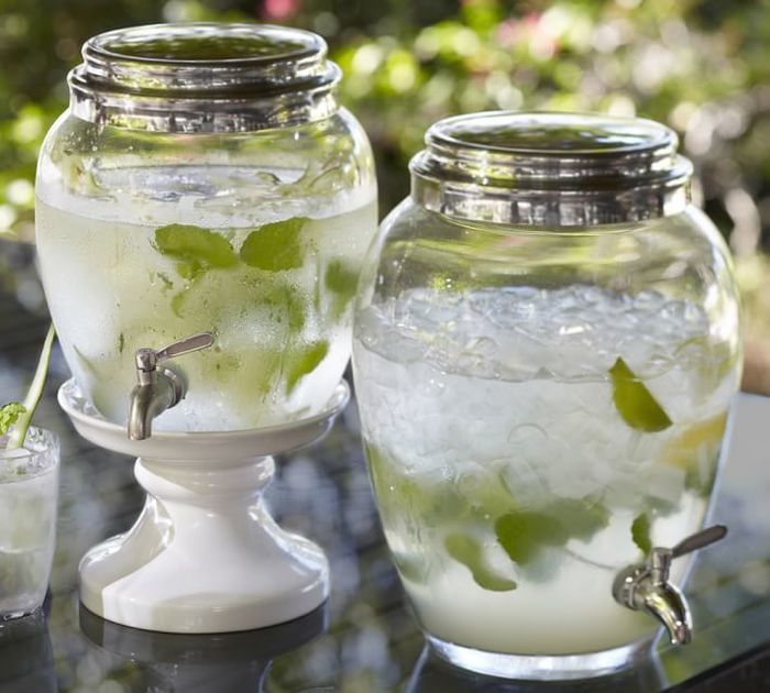 Glass Drink Dispenser Backyard Gift Idea